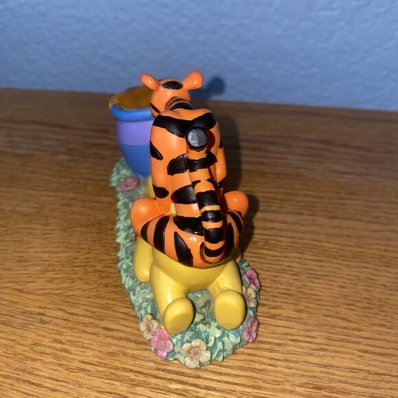 Disney Winnie the Pooh Tigger Miniature Clock Fantasma Friends Forever vintage - Picture 3 of 8